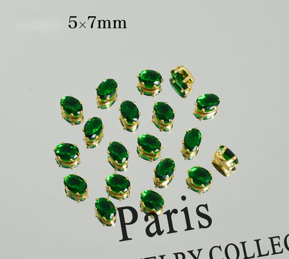 5*7mm Oval Zircon