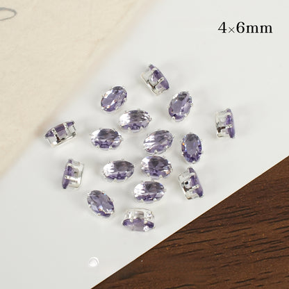 4*6mm Oval Zircon