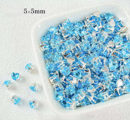 5mm Heart Shape Zircon
