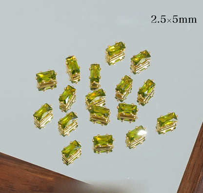 2.5*5mm Rectangle Zircon