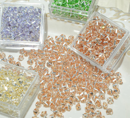 3mm/4mm Reverse Round Zircon