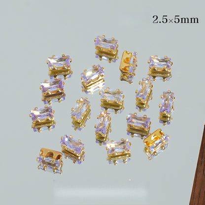 2.5*5mm Rectangle Zircon