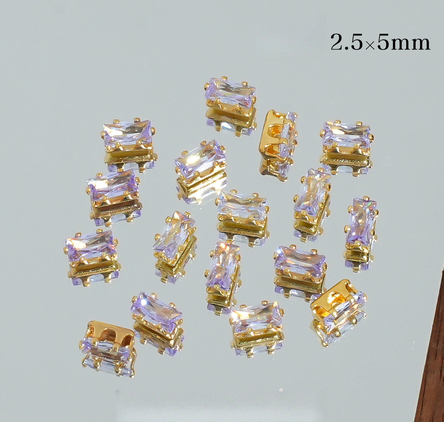 2.5*5mm Rectangle Zircon