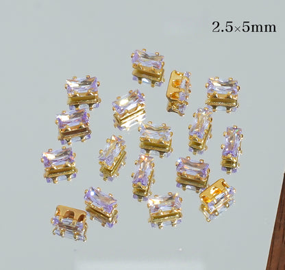 2.5*5mm Rectangle Zircon