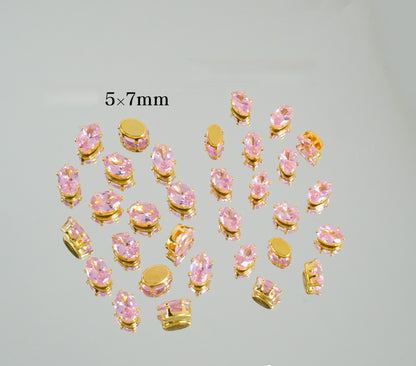 5*7mm Oval Zircon