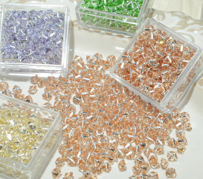 3mm/4mm Reverse Round Zircon
