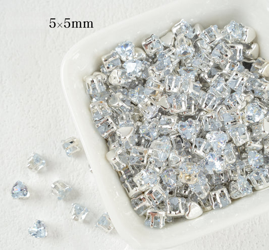 5mm Heart Shape Zircon