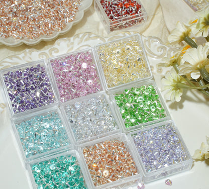 3mm/4mm Reverse Round Zircon