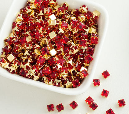 4mm Square Zircon