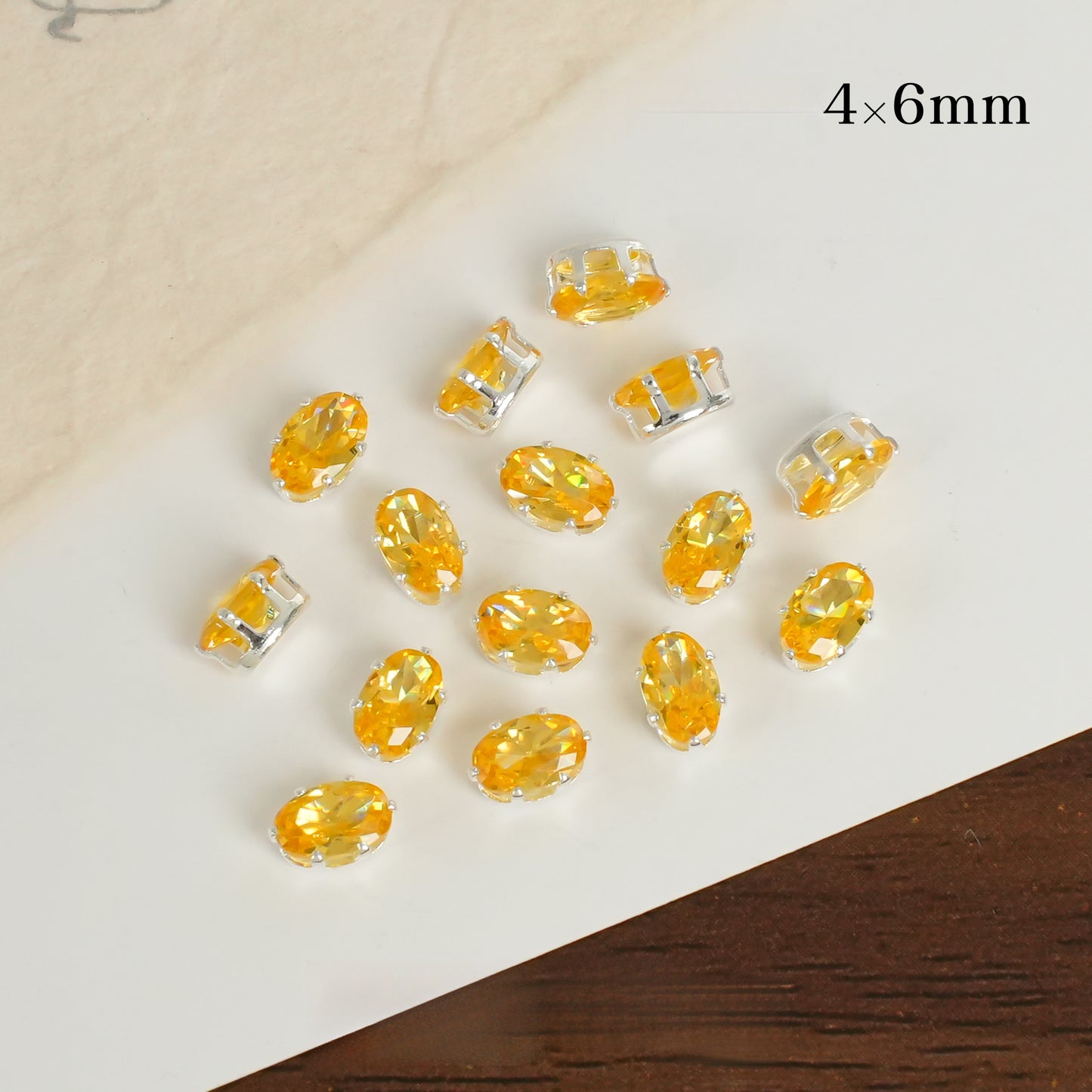 4*6mm Oval Zircon