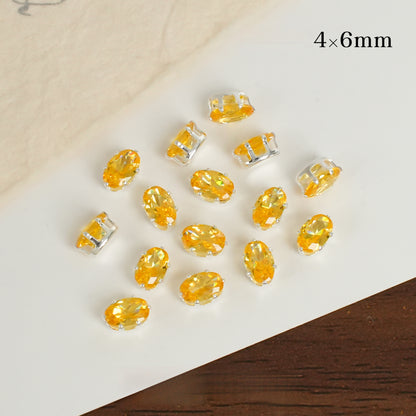 4*6mm Oval Zircon