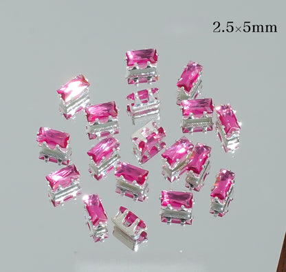 2.5*5mm Rectangle Zircon