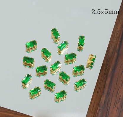2.5*5mm Rectangle Zircon