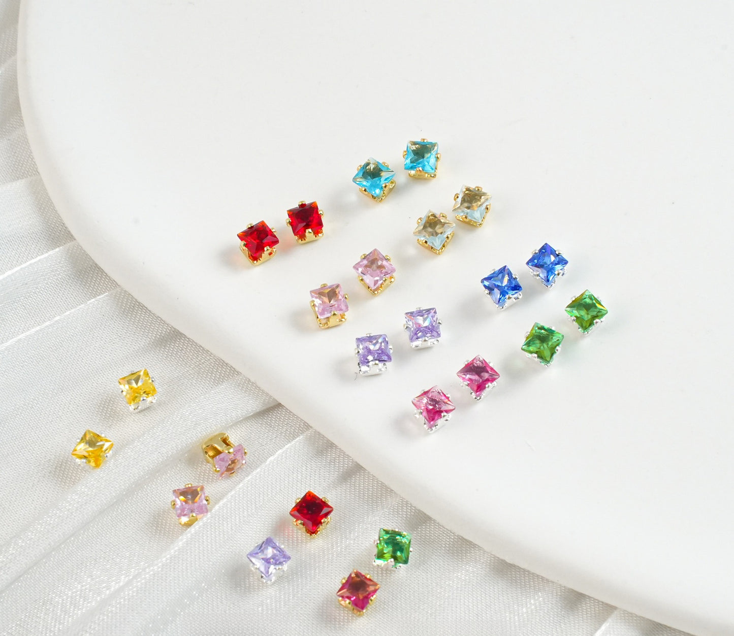 3mm Square Zircon