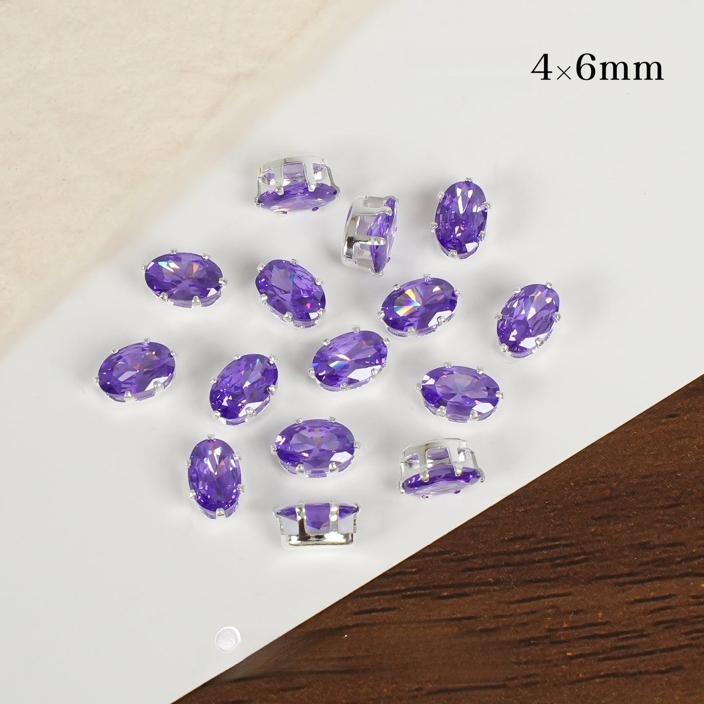 4*6mm Oval Zircon
