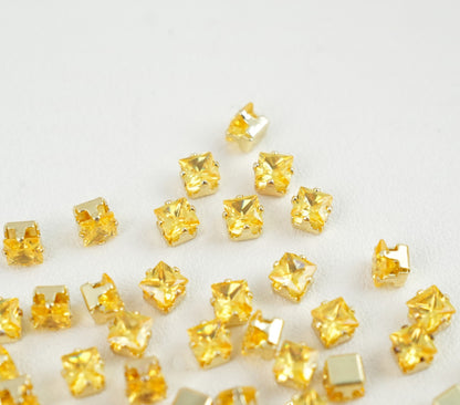 4mm Square Zircon