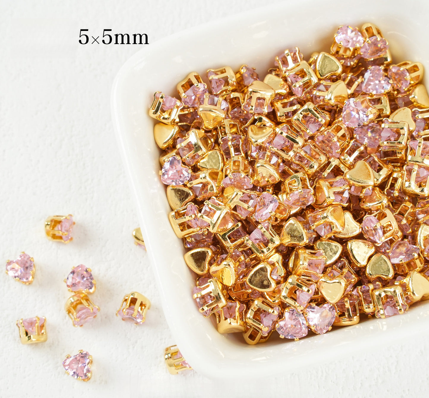 5mm Heart Shape Zircon