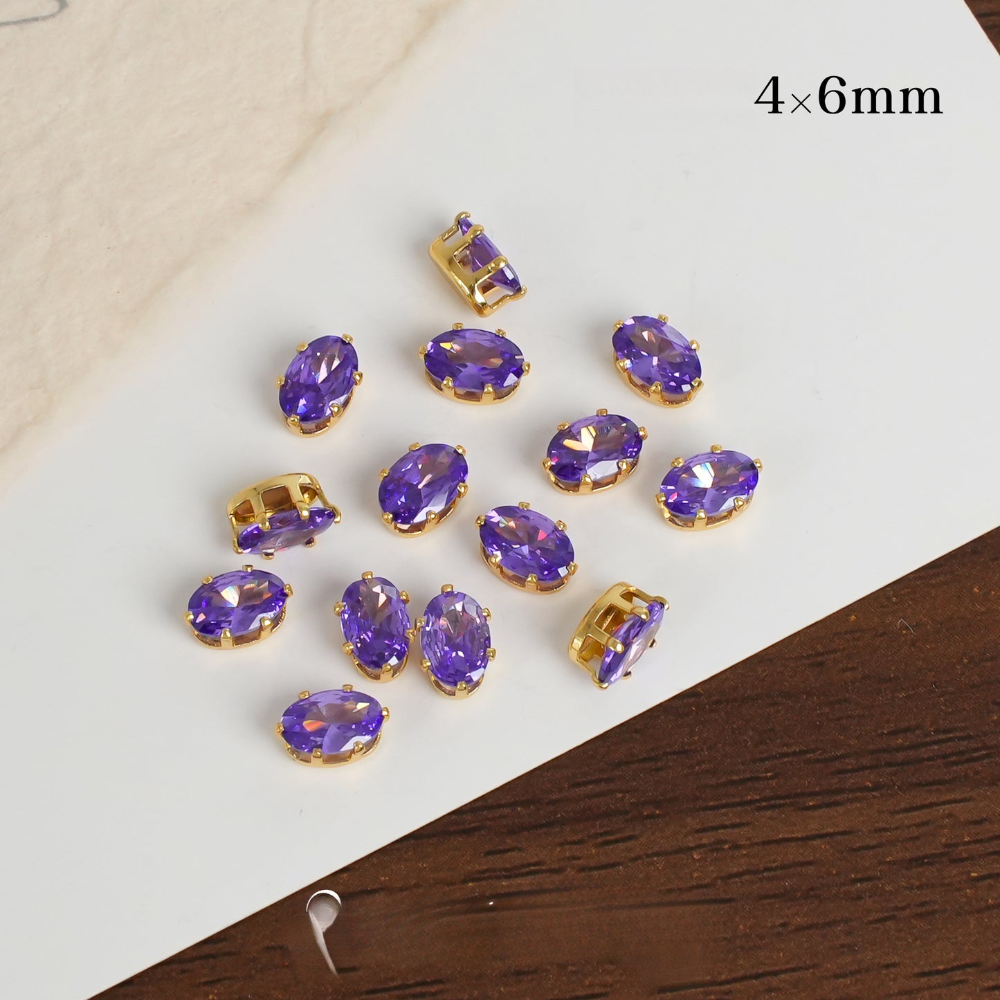 4*6mm Oval Zircon