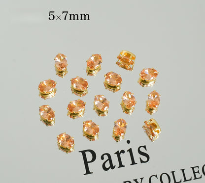 5*7mm Oval Zircon