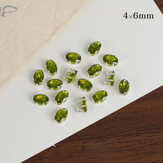 4*6mm Oval Zircon