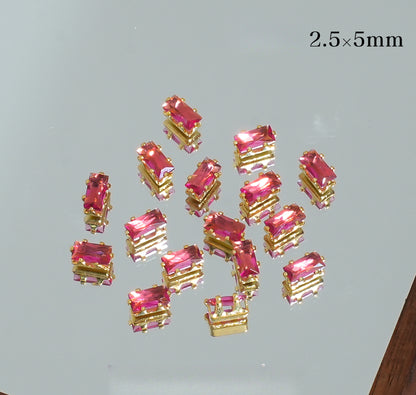 2.5*5mm Rectangle Zircon